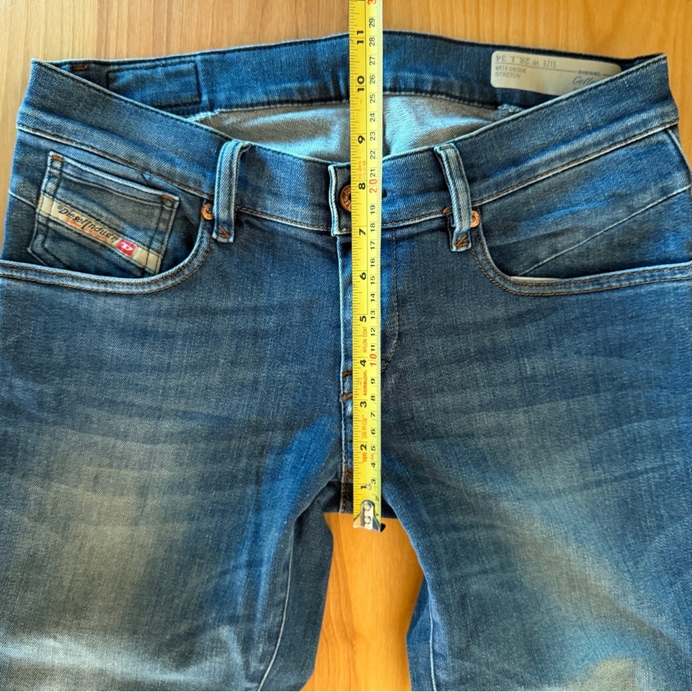 Diesel Getlegg Women’s Jeans W28 L34 Wash 0730E - Picture 7 of 10